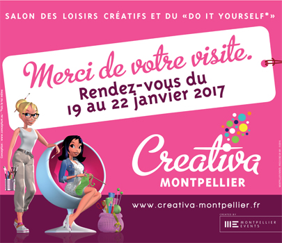 Creativa vous donne rendez-vous du 19 au 22 Janvier 2017